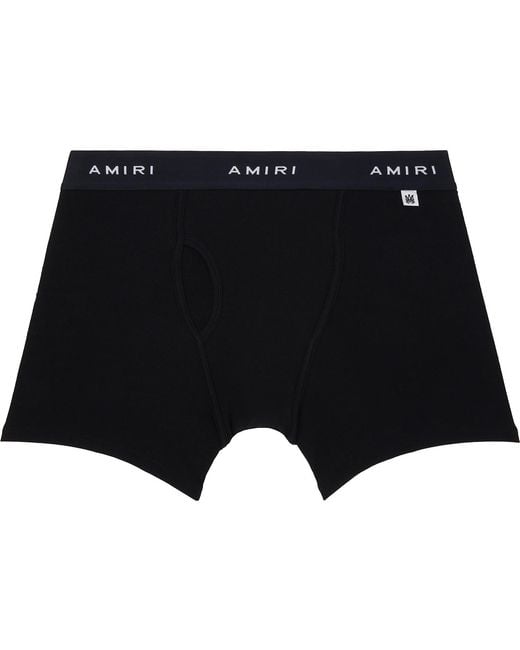 Amiri Black Two-Pack Boxer Briefs for men