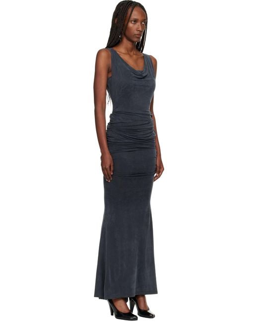 Vivienne Westwood Black Liz Jersey Maxi Dress