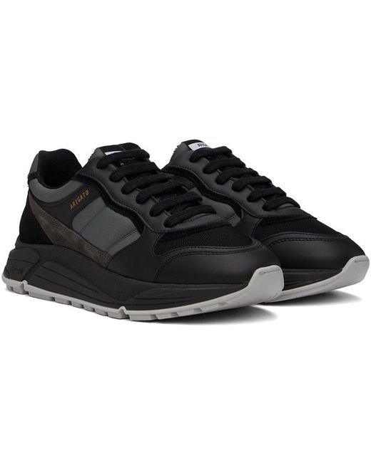 Axel Arigato Black & Gray Rush Sneakers for men
