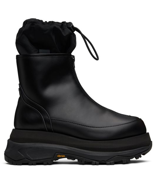 【関税込み】sacai ブラック ジップアップ ブーツ Sacai ブラック ジップアップ ブーツ ブラック | Lyst