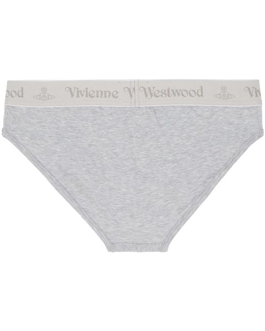 Vivienne Westwood Two-pack Gray Briefs for men