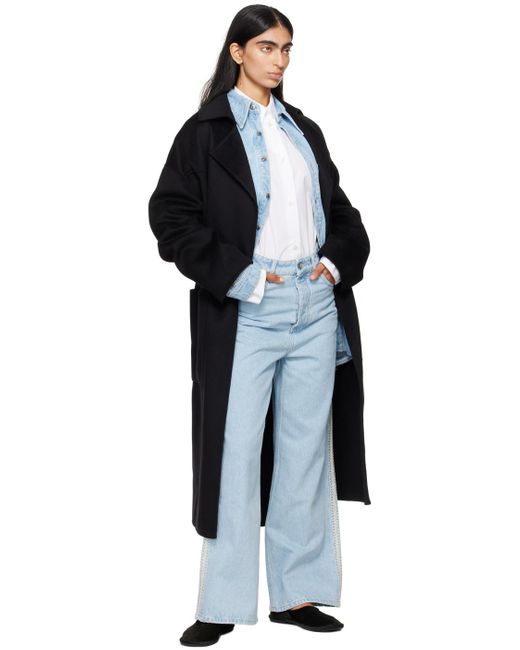 Nanushka Blue Beaux Denim Shirt