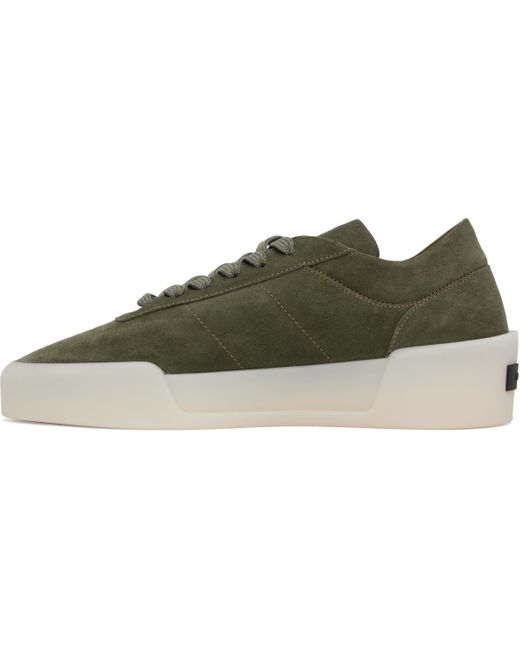 メンズ Fear Of God カーキ Aerobic Low スニーカー Green