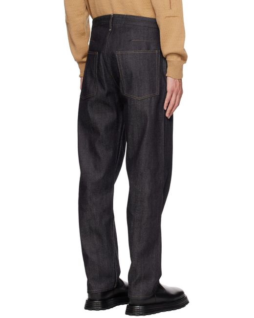 Jil Sander Black Five-pocket Jeans for men