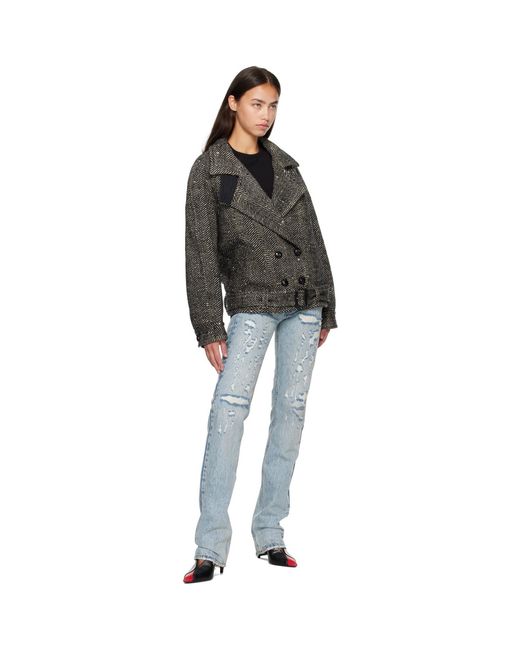 Isabel Marant Black Elvane Wool Jacket