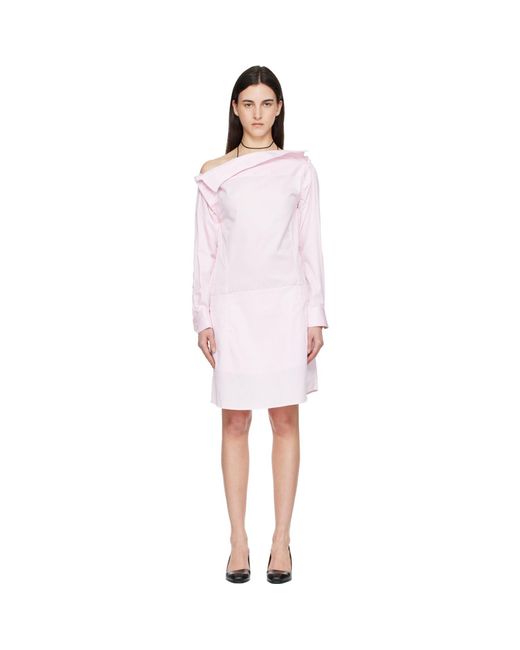 HODAKOVA Black Long Sleeve Square Shirt Midi Dress