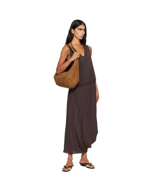 Rag & Bone Brown Hudson Large Suede Bag
