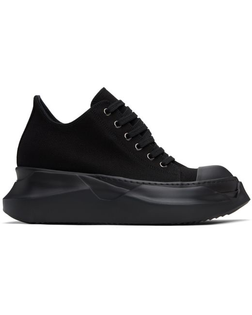 メンズ Rick Owens ブラック Hollywood Abstract Low Sneaks スニーカー Black