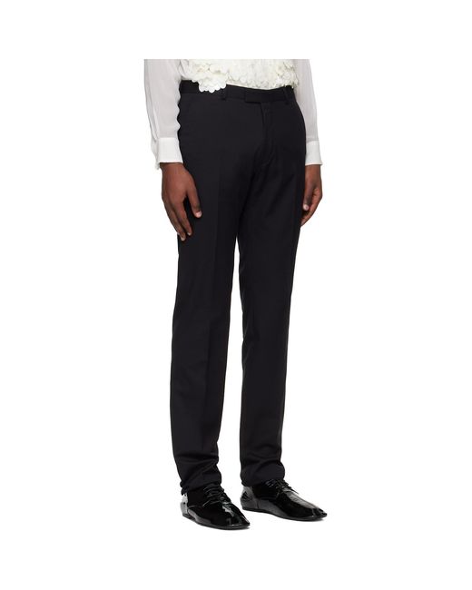Dries Van Noten Black Single-Breasted Suit for men