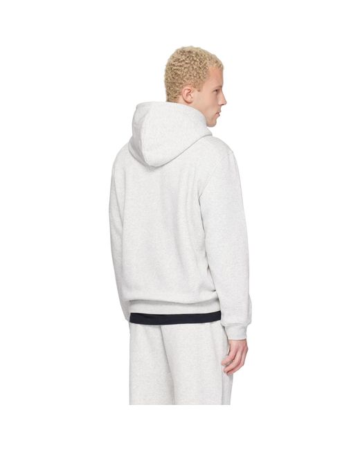 Pull À Capuche Gris Skims pour homme en coloris White