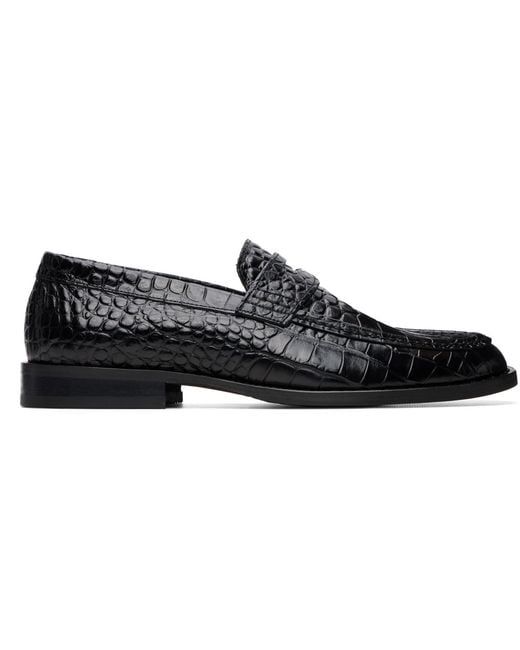 Our Legacy Black Light Loafers for men