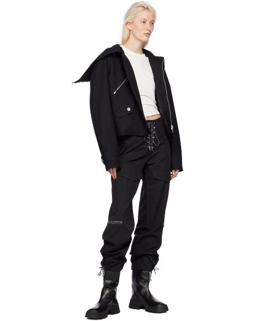Pantalon de randonnée noir à poches Dion Lee en coloris Black