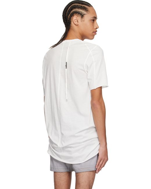 Boris Bidjan Saberi 11 White Ts1B T-Shirt for men