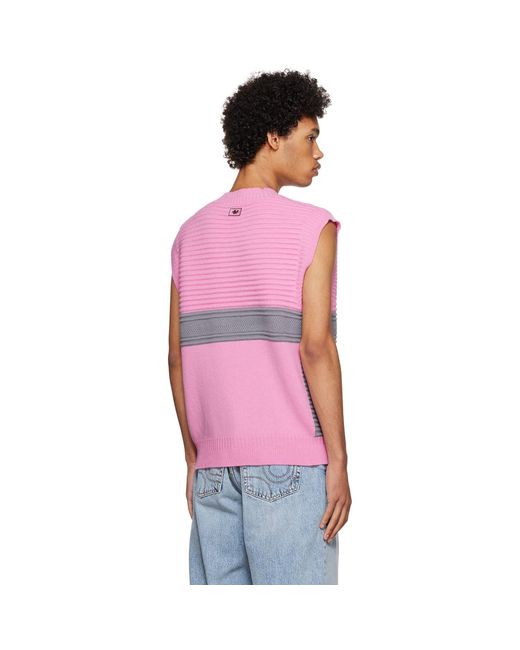 Eytys Multicolor Ssense Exclusive Pink Mane Vest for men