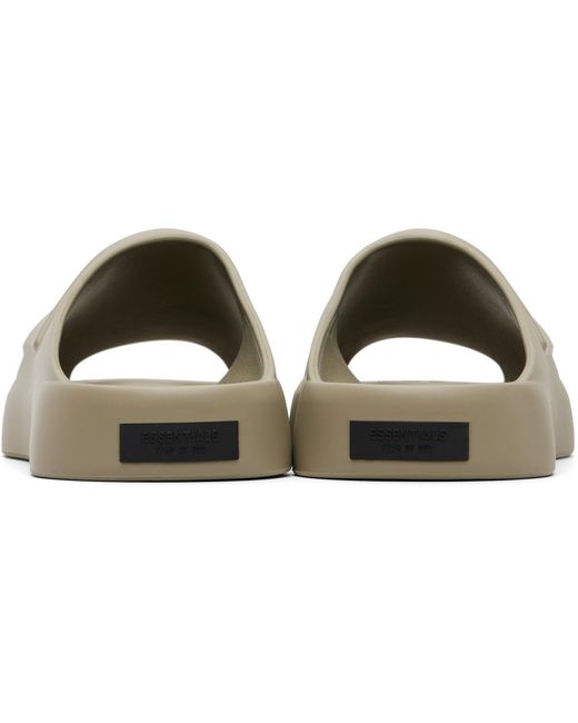 Fear Of God Multicolor Khaki Essentials Los Feliz Slides for men