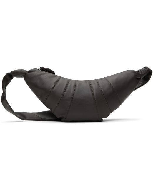 Lemaire Black Medium Croissant Bag