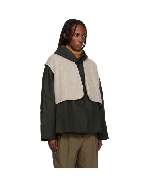 Baserange Black Taupe Capas Vest