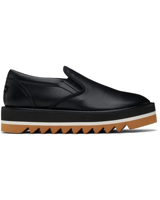 Stella McCartney Black Sneak-Elyse Platform Sneakers