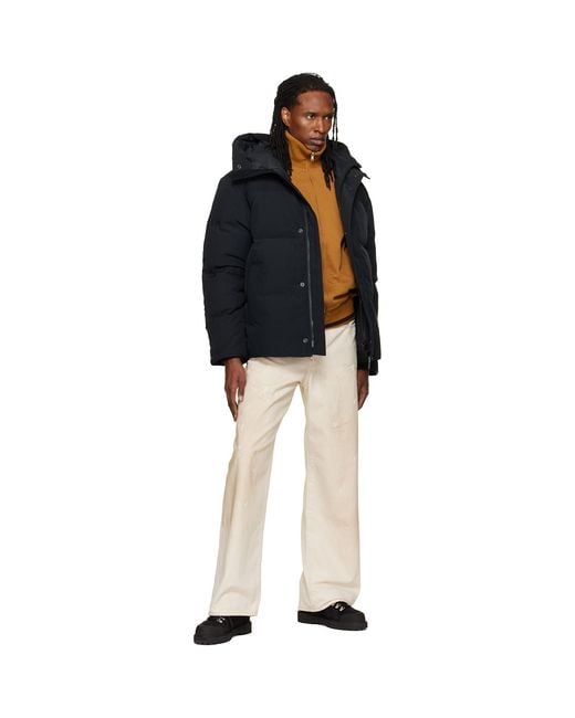 Canada Goose Black Seymour Down Coat for men