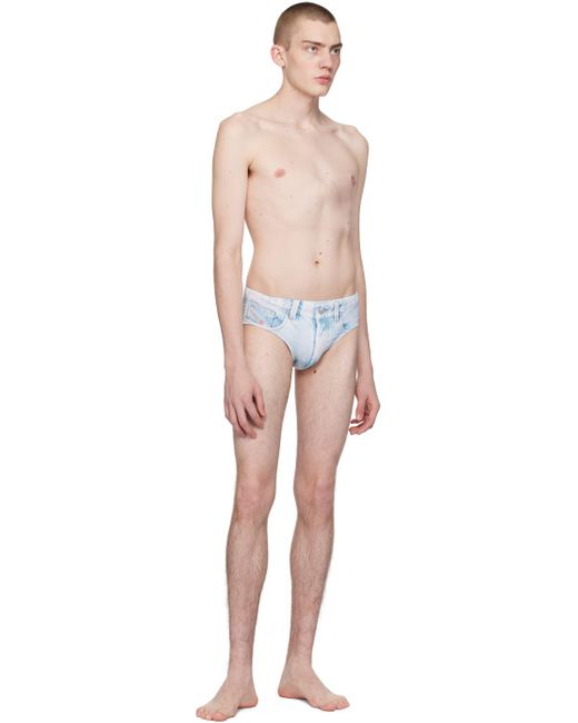 DIESEL Multicolor Blue Bmbr-alfie Swim Briefs for men