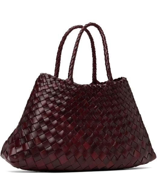 Dragon Diffusion Purple Burgundy Santa Croce Small Tote