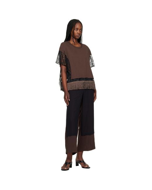 Undercover Black Up1F1510-2 Trousers