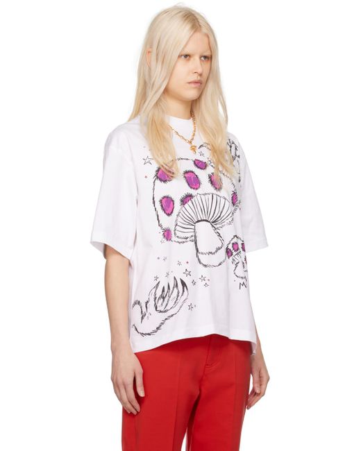 Marni Red Ssense Exclusive White T-shirt