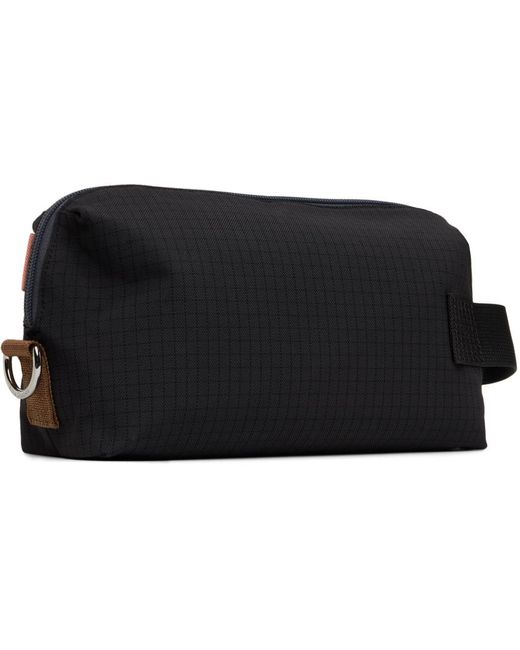 Acne Black Toiletry Pouch for men