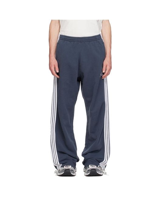 Balenciaga Blue Baggy Sweatpants for men