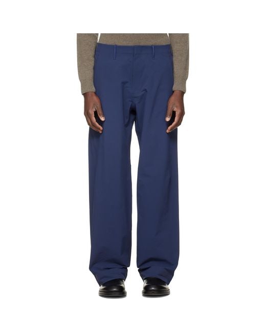 Veilance Blue Corbel Trousers for men