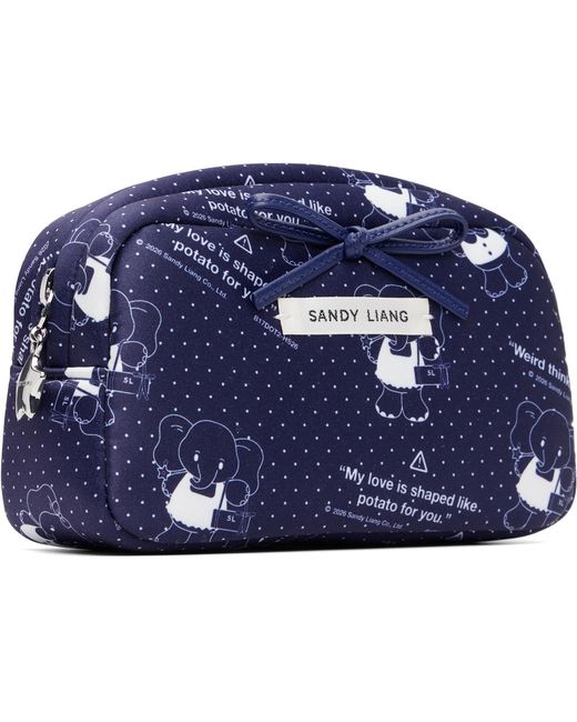 Sandy Liang Blue Smol Pouch