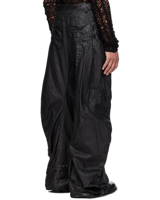 メンズ Julius ブラック Mylar Curved ジーンズ Black