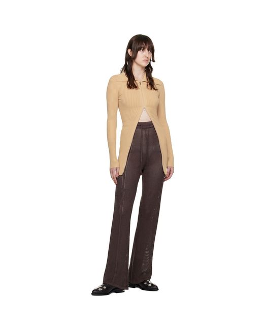 Nanushka Natural Beige Mardi Cardigan