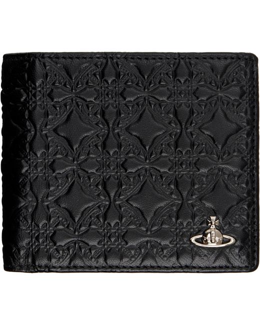 Vivienne Westwood Black Coin Pocket Wallet for men