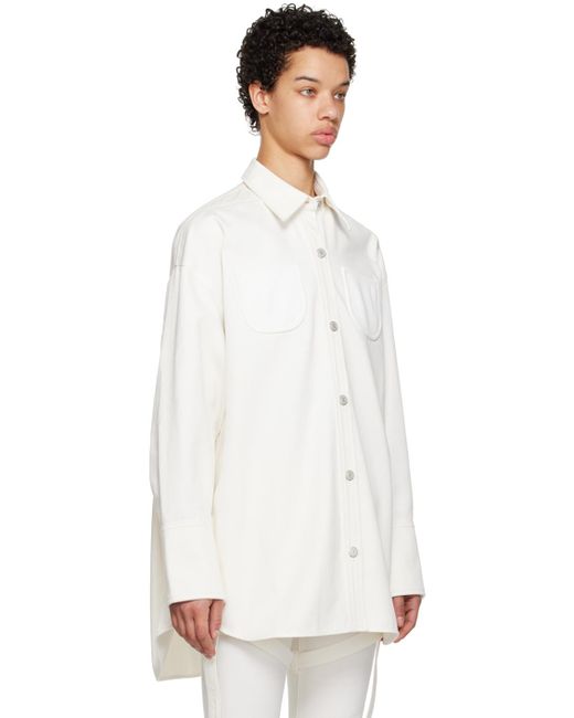 Courreges Off-white Mega Size Denim Jacket