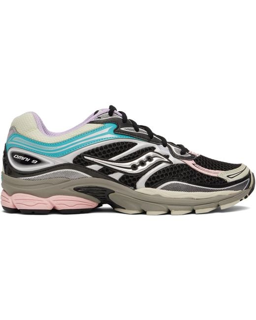 Saucony Black Progrid Omni 9 Sneakers for men