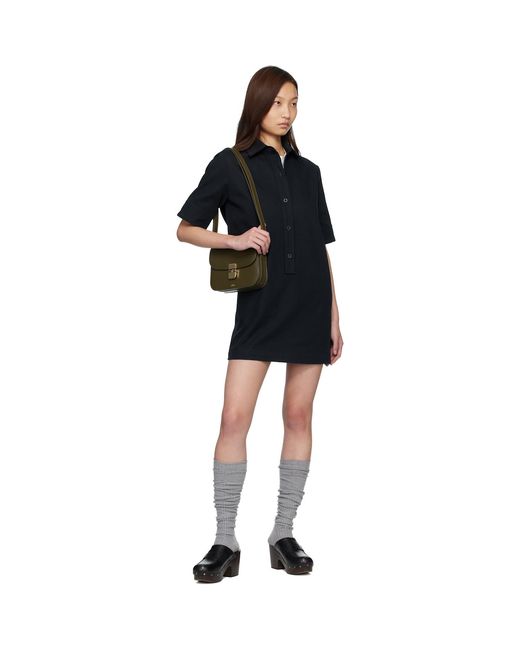 A.P.C. Green Khaki Grace Small Bag