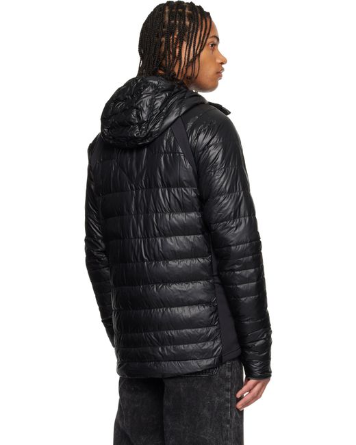 Blouson Hybridge Lite Noir Rembourré En Duvet À Capuche Canada Goose pour homme en coloris Black
