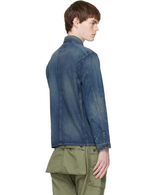 RRL メンズ ブルー Torrington Engineer デニムジャケット 【公式通販】