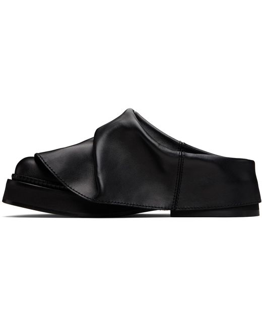 The Attico Black Robin Sabot Loafers