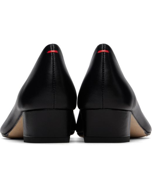 Aeyde Black Helia Low-Cut Heels