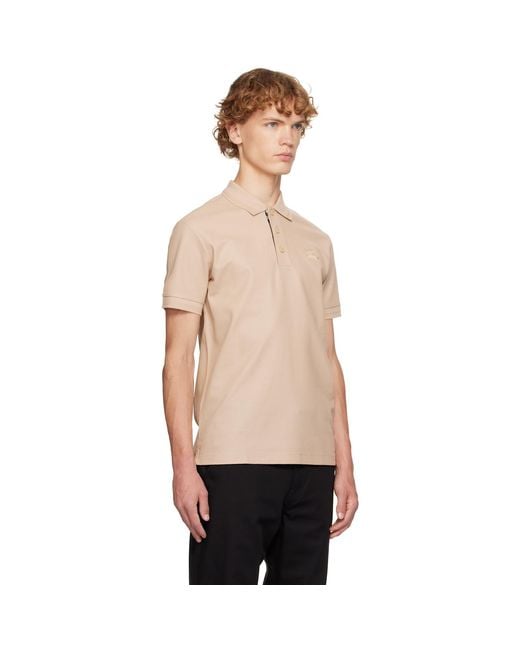 Burberry Natural Cotton Polo for men