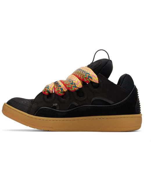 Lanvin Black Curb Sneakers for men
