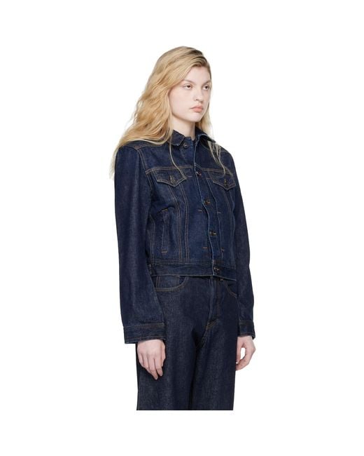 Khaite Blue Augustine Denim Jacket