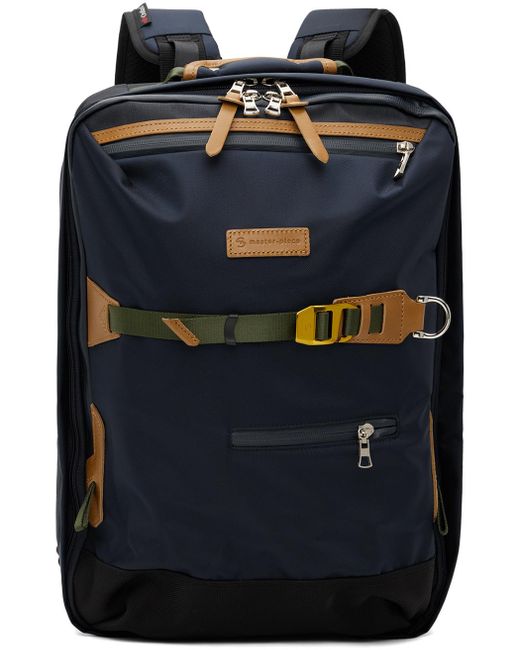 Master Piece Blue Potential 2Way Backpack for men