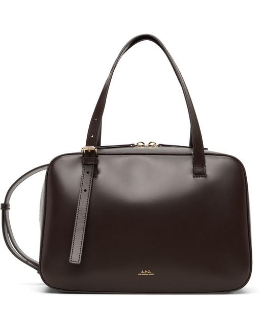 A.P.C. Black Virginie Box Bag