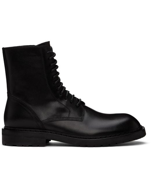 Ann Demeulemeester Black Danny Ankle Boots for men