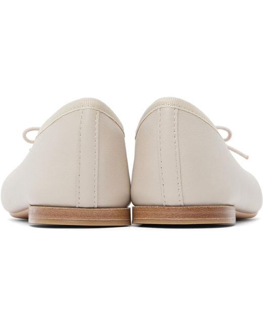 Repetto Black Lilouh Almond-Toe Ballerina Flats