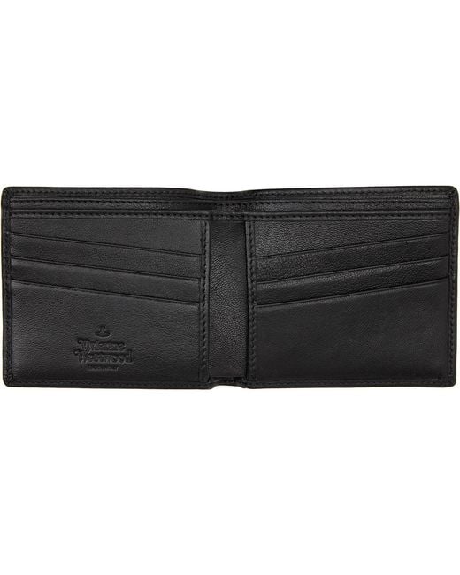 Vivienne Westwood Black Bifold Wallet for men