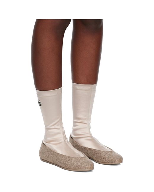Kiko Kostadinov Brown Proxima Low Ballerina Boots